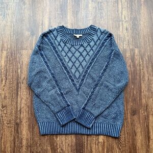 Women’s EE Some Blue Knit Crewneck Sweater - Size S/M